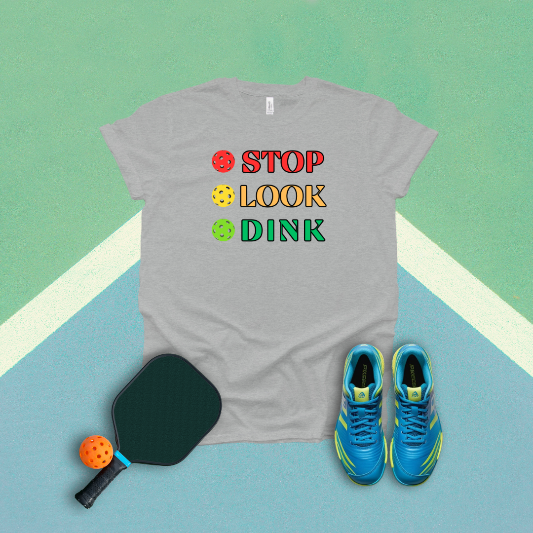 Stop Look Dink Pickleball T-Shirt