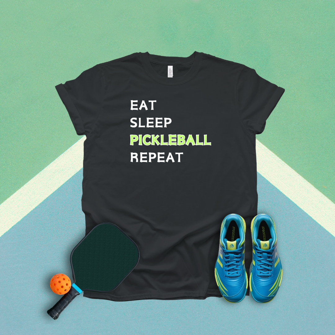 Eat Sleep Pickleball Repeat T-Shirt