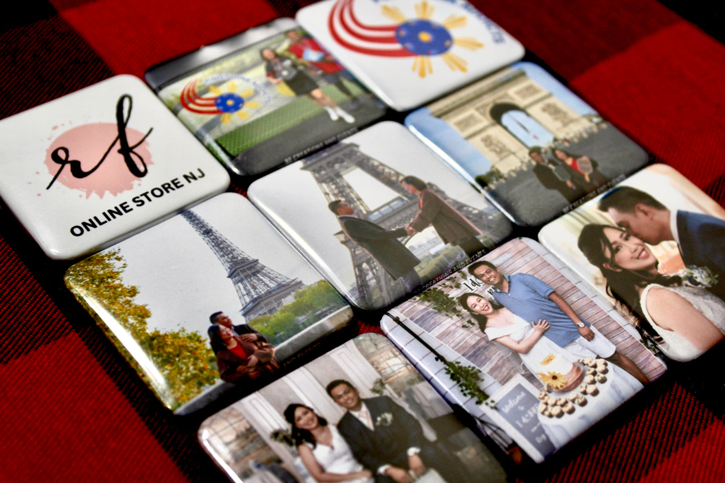 Customized Photos Fridge Magnet 2" x 2"