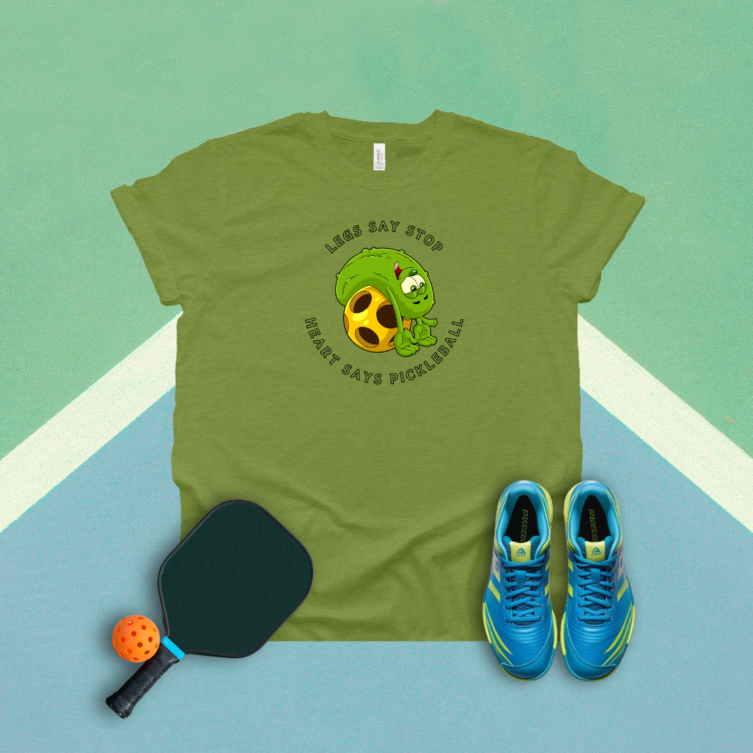 Legs Say Stop Heart Say Pickleball T-Shirt