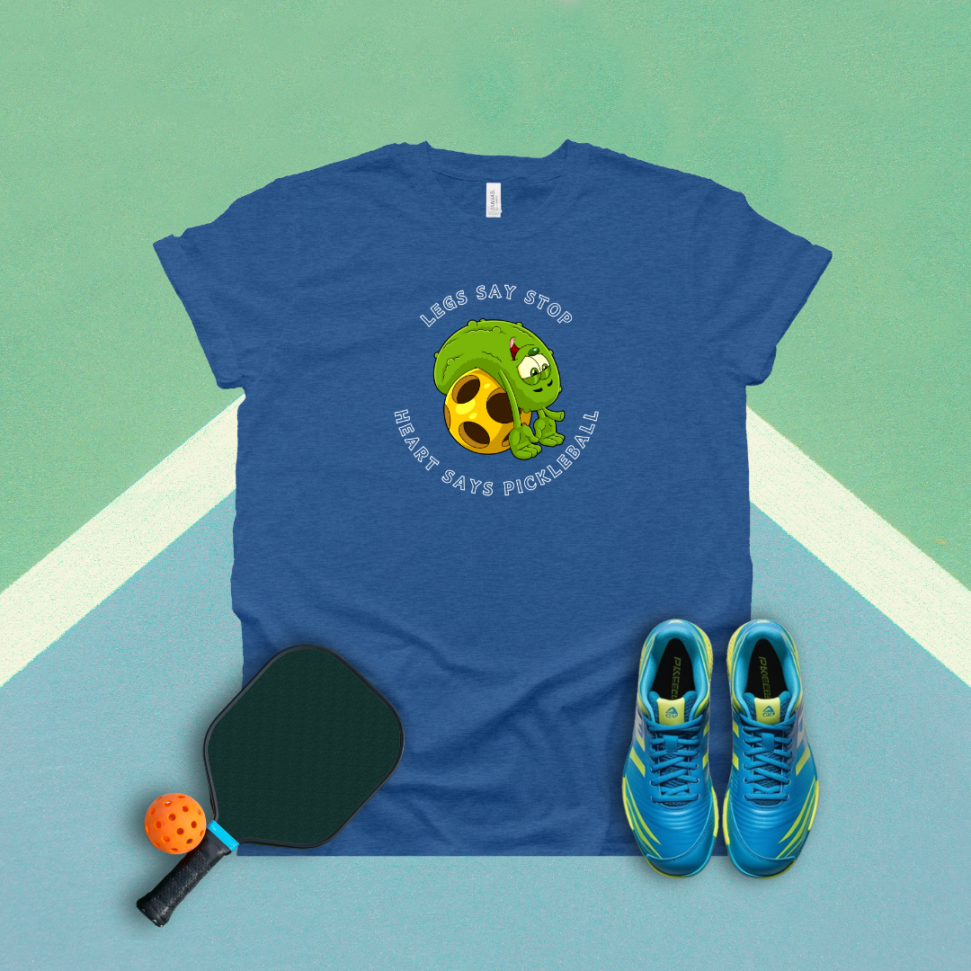 Legs Say Stop Heart Say Pickleball T-Shirt