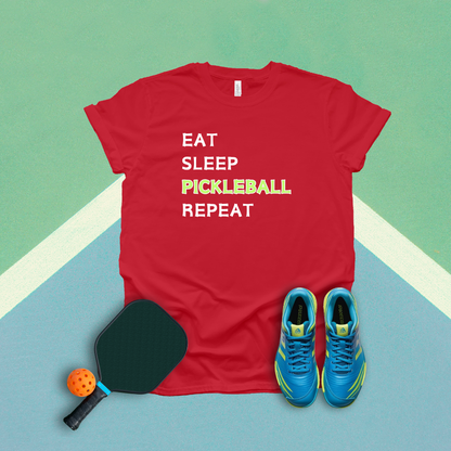 Eat Sleep Pickleball Repeat T-Shirt